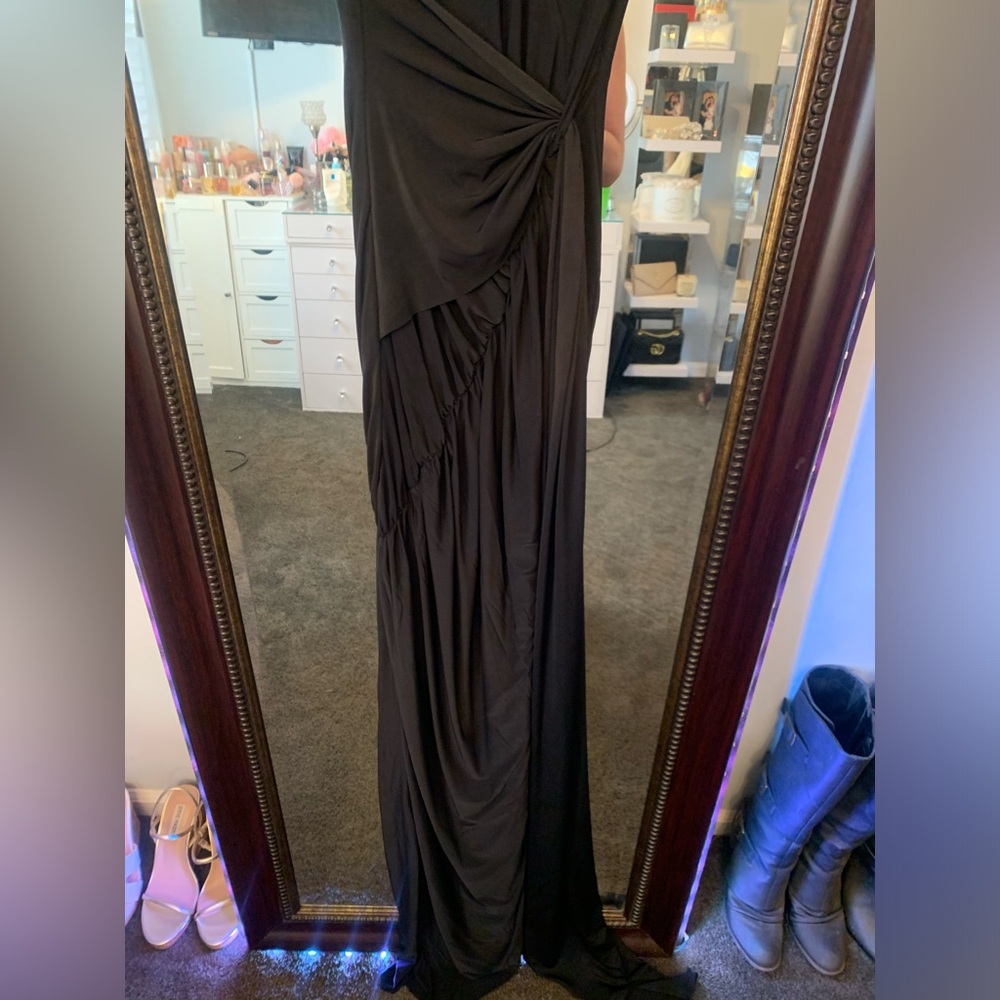 NAKED WARDROBE RUCHED DRAPED MAXI DRESS IN SIZE SMALL - Picture 7 of 11
